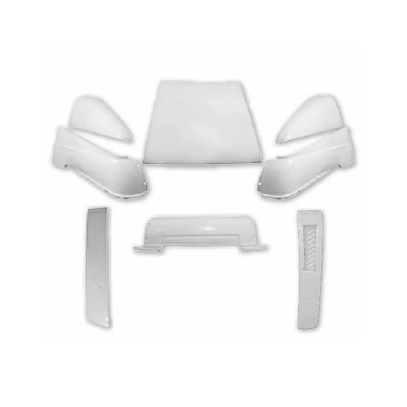 Defletor de Ar Ford Cargo Extra Pesado Completo Fibroplast