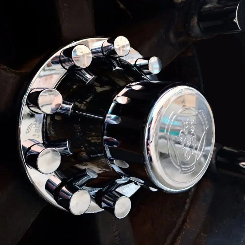 Capa Porca Cubo Boliviana Cromada 18-24mm Kit 10un