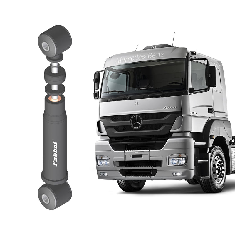 Amortecedor Cabine Mercedes Axor Traseiro Fabbof