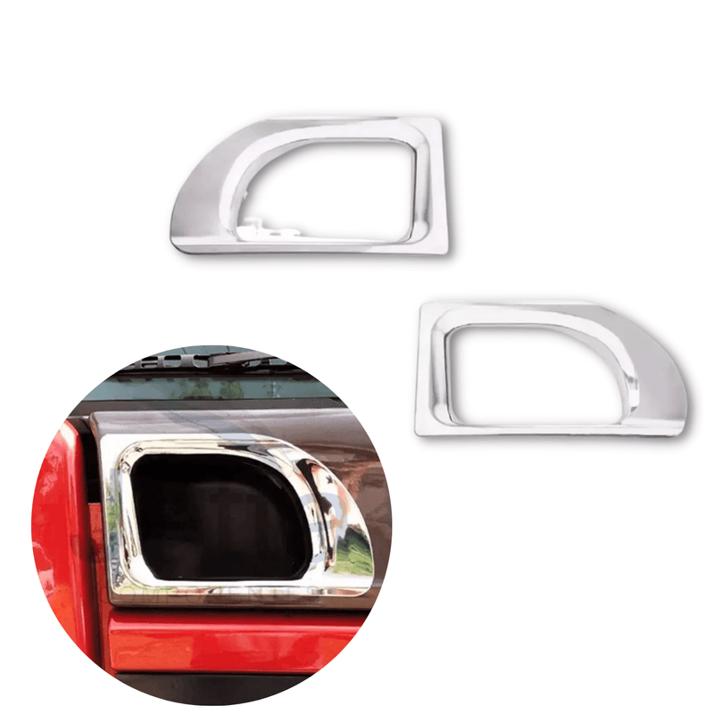 Par Acabamento Entrada Ar Scania Série 4 Cromado 98-07