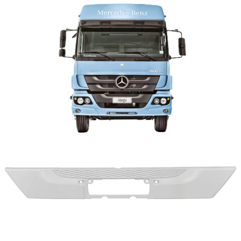 Grade Frontal Inferior Mercedes Atego 2012 Branco