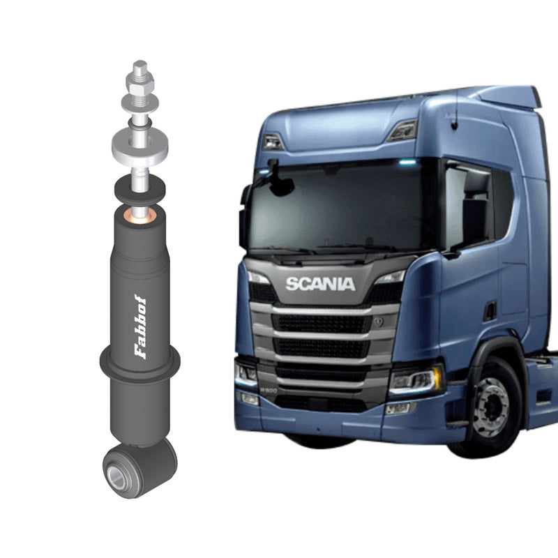 Amortecedor Cabine Scania R S NTG 2019+ Traseiro Fabbof