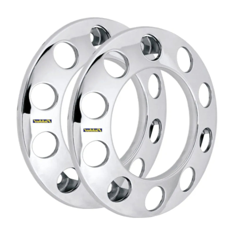 Calota Cromada 10 Furos Elegance Dianteira - Par