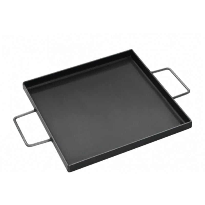 Chapa Ferro Fogareiro 25x25cm Alça Lateral Caminhão