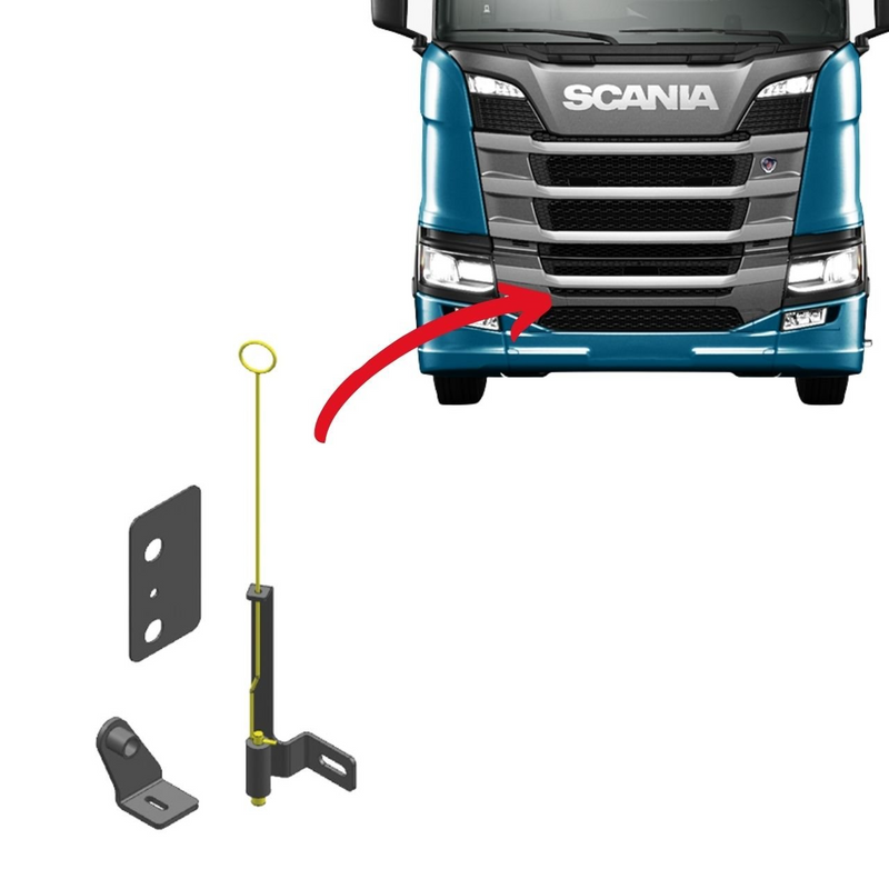 Trava Capô Inferior Scania NTG 2019 2020 2021