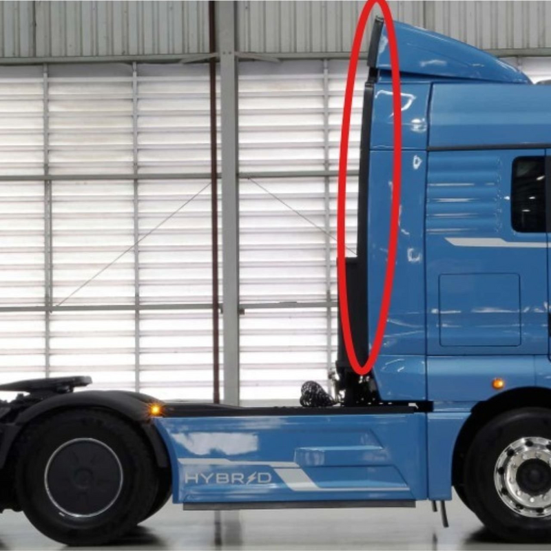 Kit Defletor Ar Volkswagen Meteor Fibroplast Completo