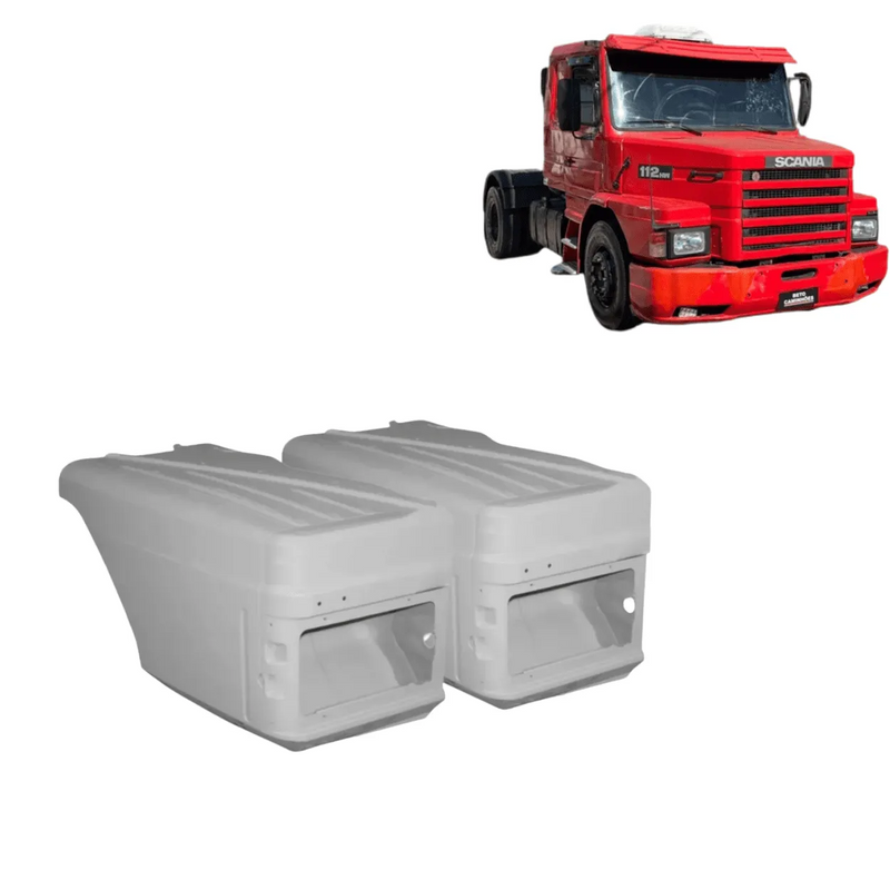 Para-lama Capô Scania T 112/113 Fibra 37cm