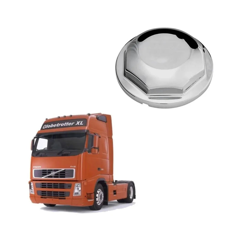Tampa Cubo Dianteiro Volvo FH 1998+ ABS Cromado