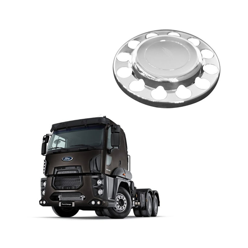 Tampa Cubo Tração 12 Furos VW Ford Iveco Cromada ABS