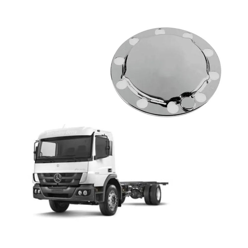 Tampa Cubo Tração Mercedes-Benz Atego ABS Cromado