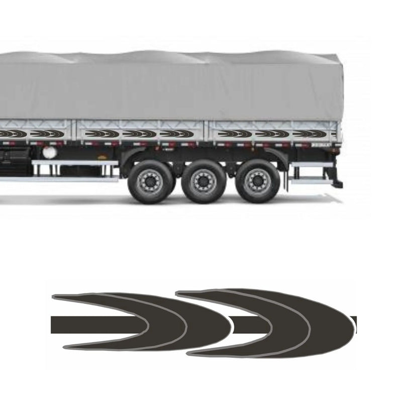 Faixa Adesivo Carreta Mercedes-Benz 1944 27 Peças