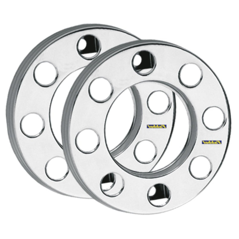 Calota Protetor Roda Traseira 8 Furos Cromada - Par