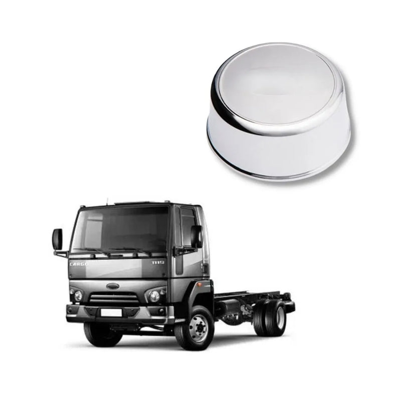 Tampa Cubo Dianteiro Ford Cargo 3/4 ABS Cromado