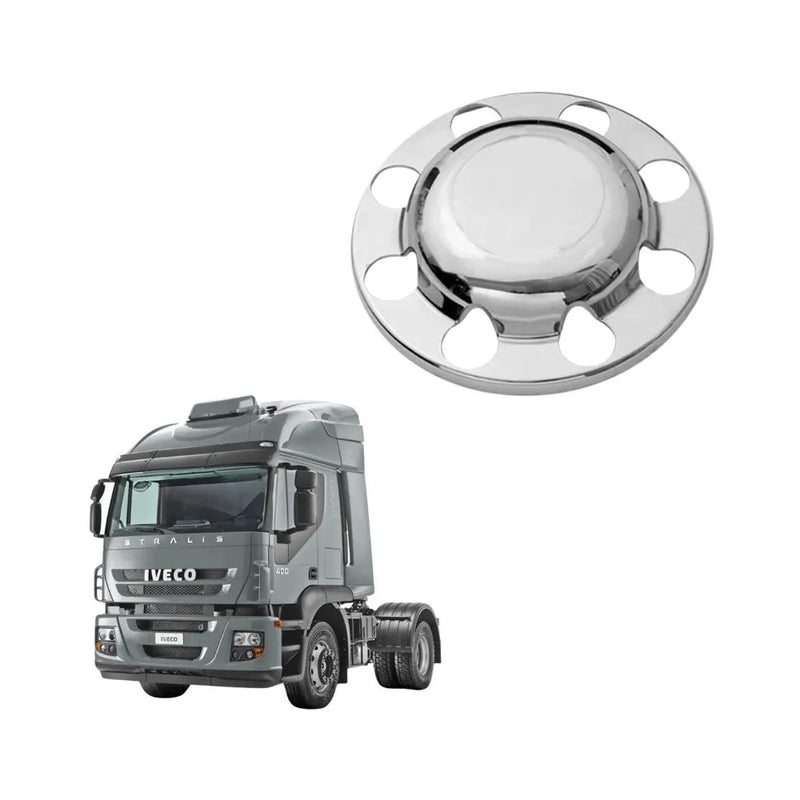 Tampa Cubo Tração Iveco Stralis Pesado ABS Cromado