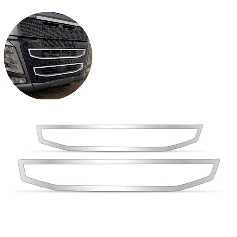 Acabamento Inox Grade Volvo New FH FM Superior Inferior Amil