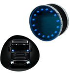 Canhão LED Azul 12V Grande Cabine Caminhão Decorativo