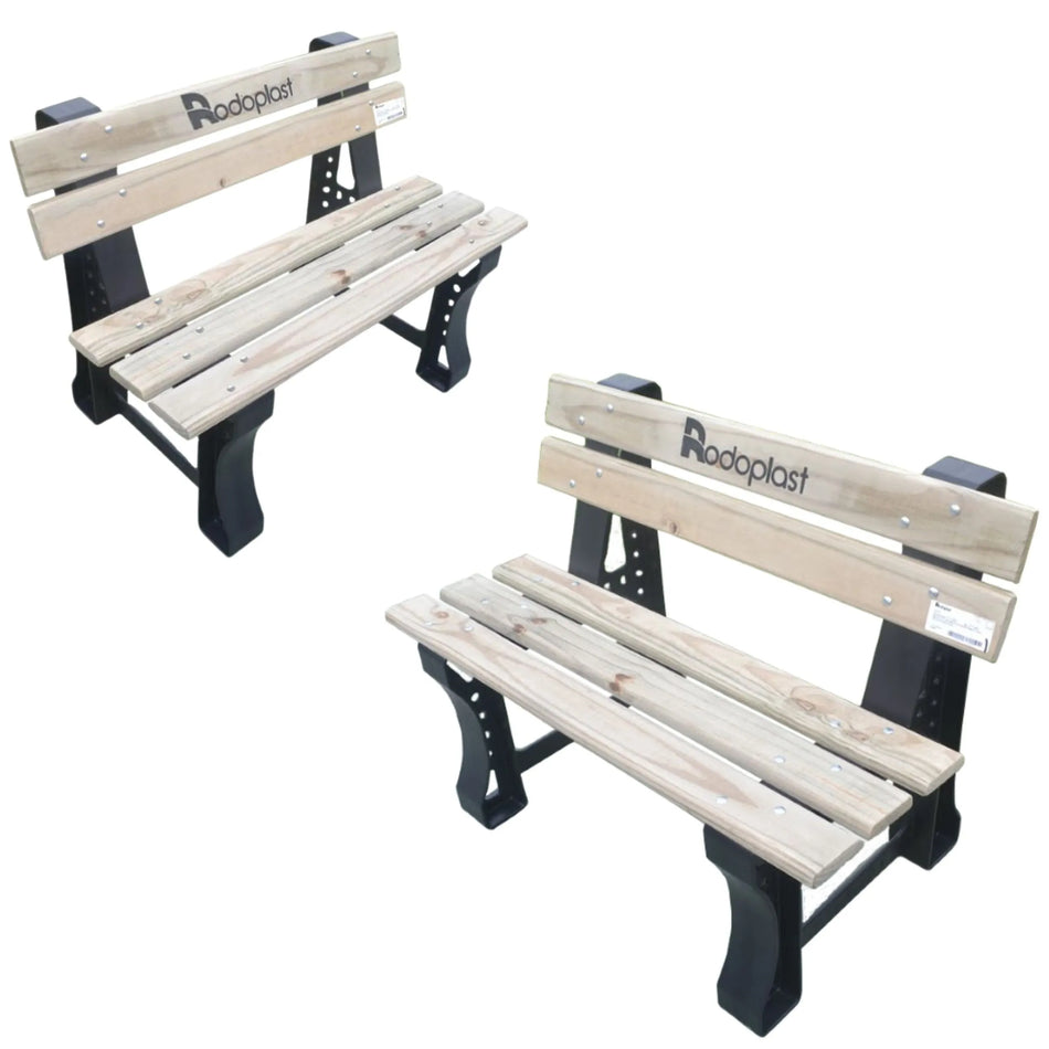 Banco 2 Lugares Madeira Standard Rodoplast Caminhão