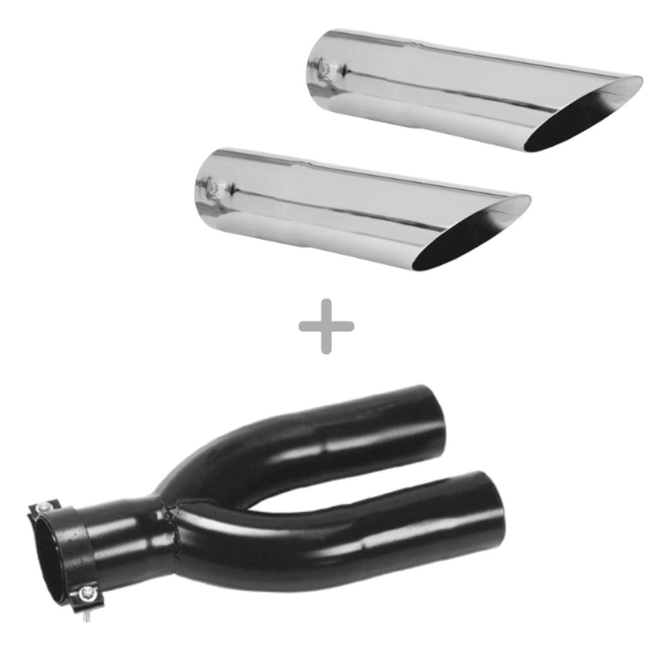 Escapamento Duplo Scania 112/113/114/124/G/R + Ponteira