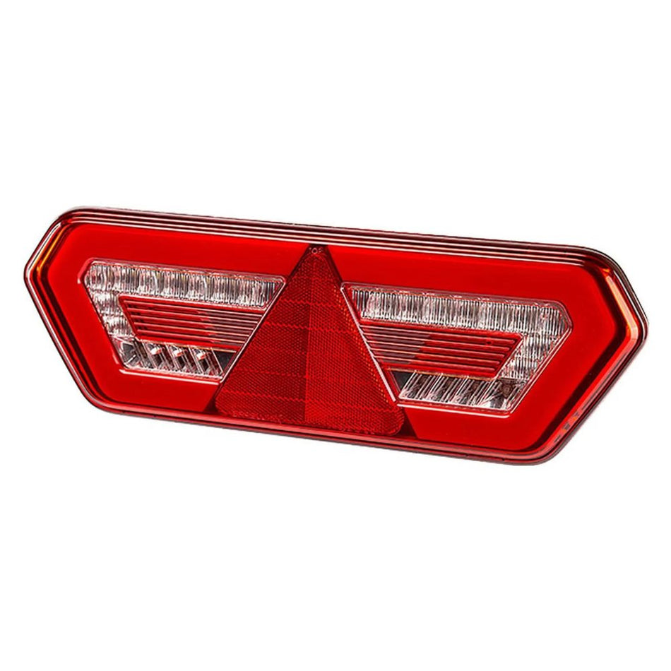 Lanterna Traseira LED 24V Diamond3 Braslux Guerra Seta Sequencial