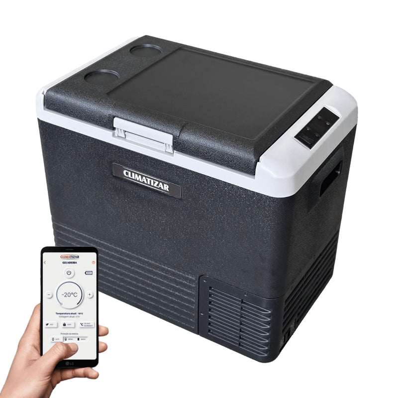 Geladeira 50L Climatizar 12v 24v 110v 220v Caminhão