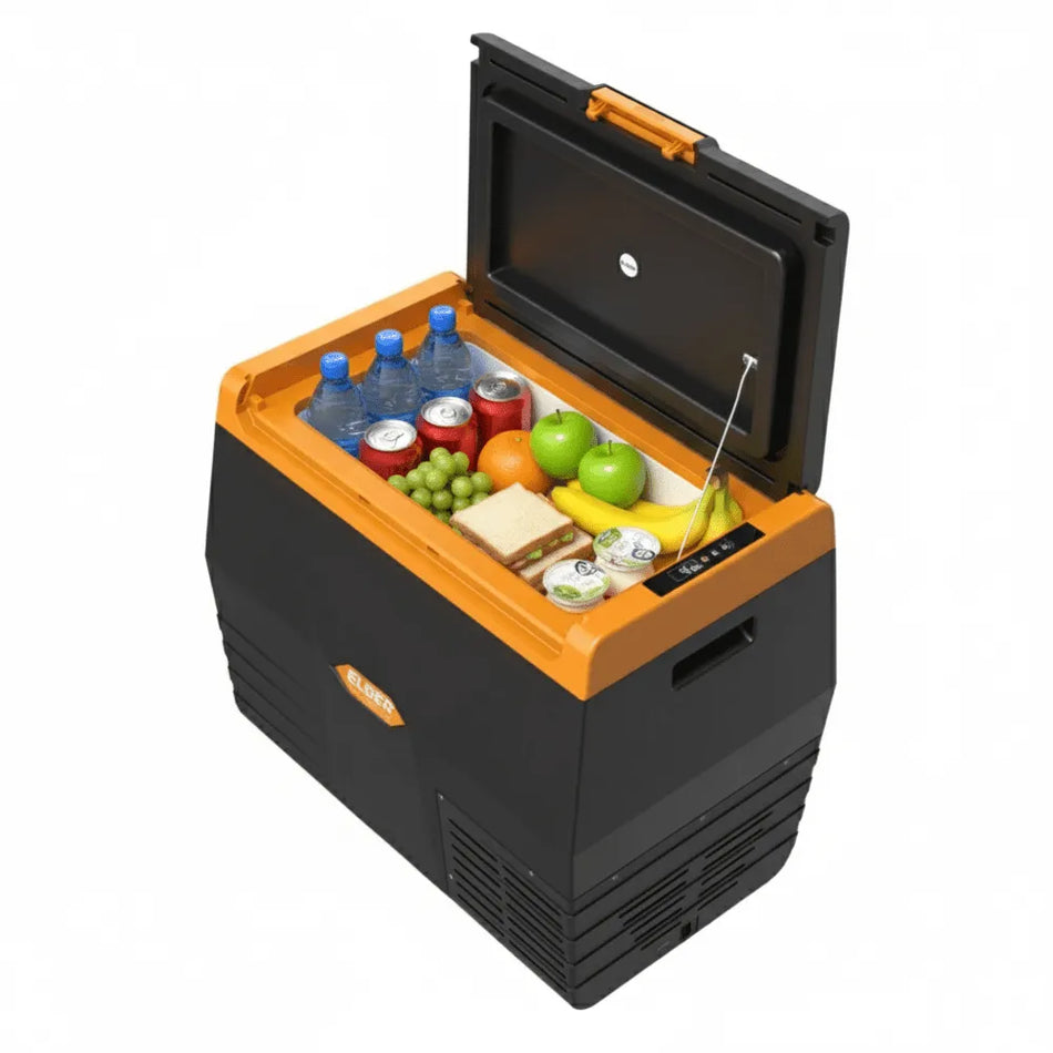 Kit Geladeira 35L Elber + Fonte 12v 24v Caminhão