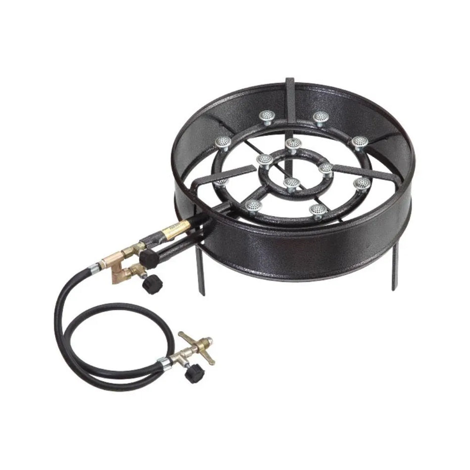 Fogareiro 2 em 1 Redondo Ferro Caminhão Camping 34cm