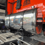 Tanque Combustível Auxiliar Inox 450L Oval Completo