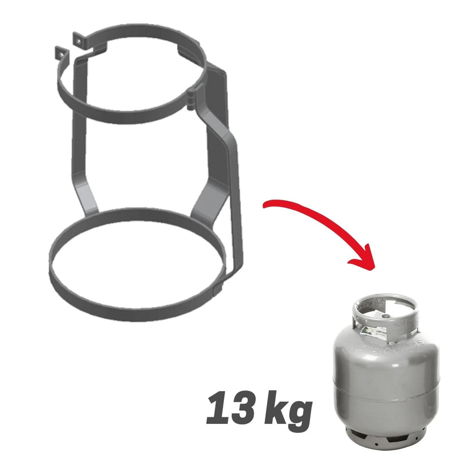 Suporte Bujão Gás 13kg Caminhão - Fixação Segura
