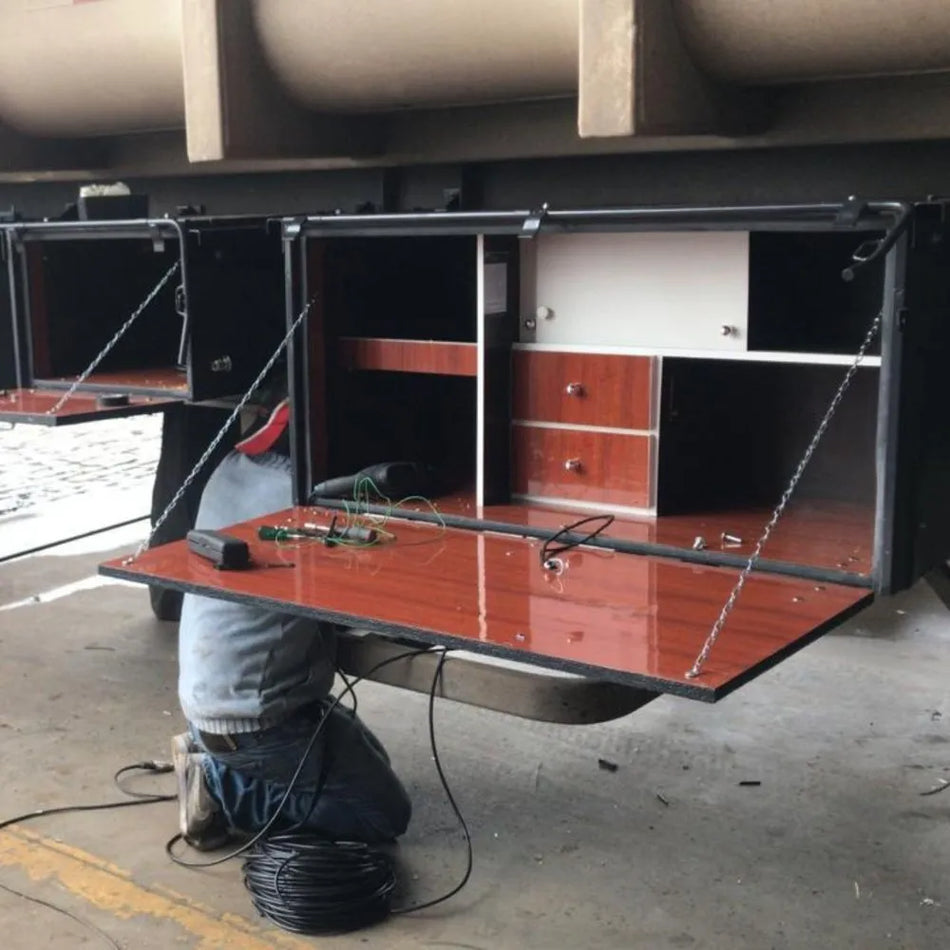 Suporte Mão Francesa Geladeira Caminhão 100L - Par