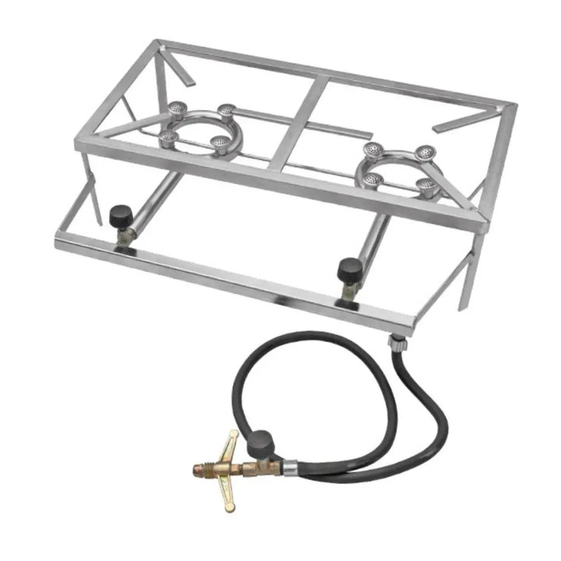 Fogareiro 2 Bocas Camping Caminhão Alta Pressão