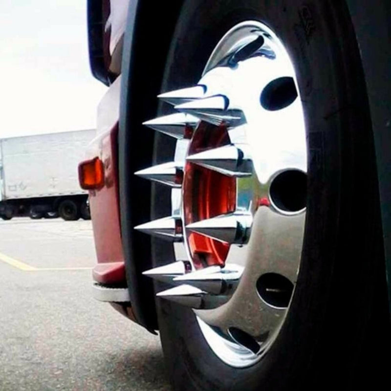 Capa Porca Roda Americana Cromada 27/30/32/33mm - 10un