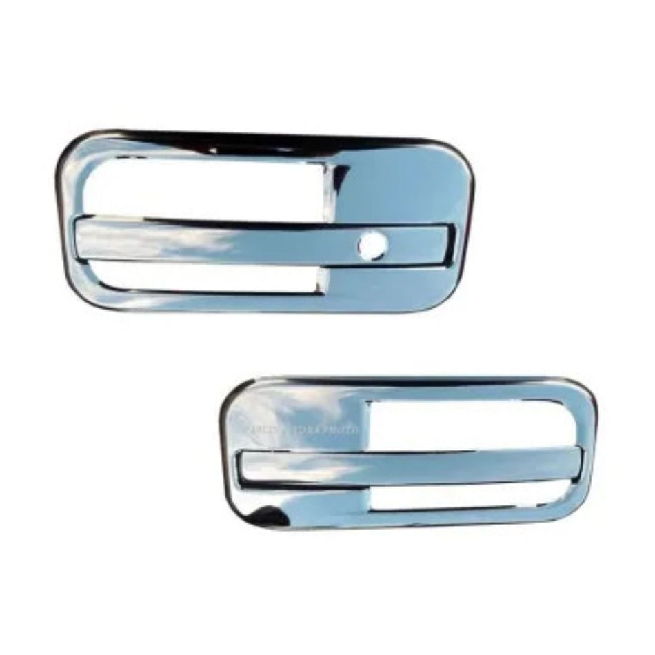 Capa Fechadura Porta DAF XF Cromada Par Completo