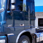 Capa Fechadura Porta DAF XF Cromada Par Completo