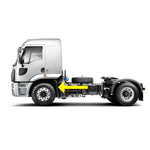 Paralama Cabine Traseiro Ford Cargo 2012 a 2019 Teto Alto/Baixo