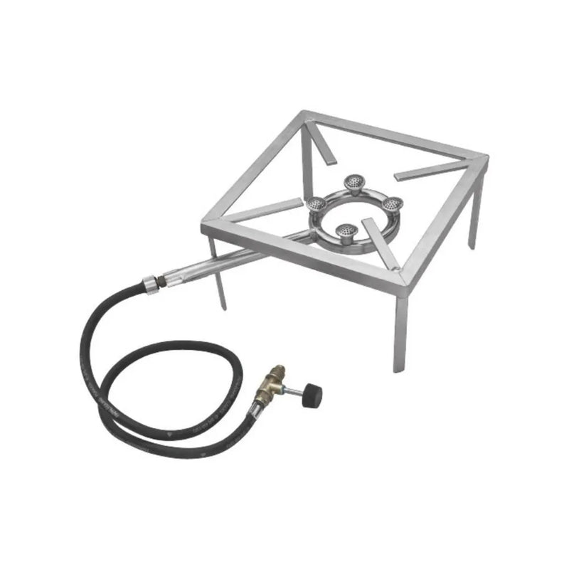 Fogareiro 1 Boca Quadrado para Caminhão e Camping