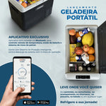 Geladeira 50L Climatizar 12v 24v 110v 220v Caminhão