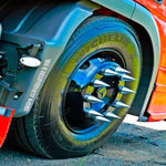 Capa Porca Roda Americana Cromada 27/30/32/33mm - 10un