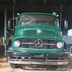 Para-choque Argentino Mercedes 1111 1516 Farol Redondo 64-82