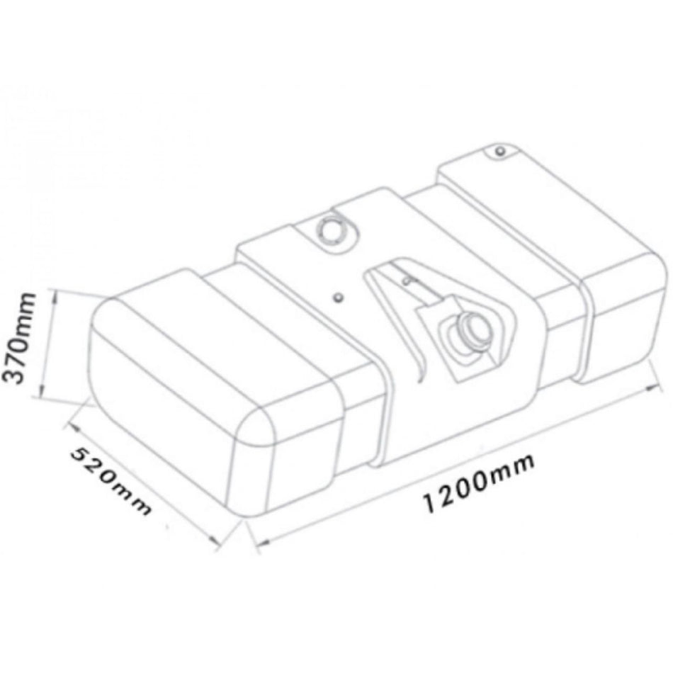 Kit Tanque Plástico 150L Ford 814 815 816 819 712 915 1119