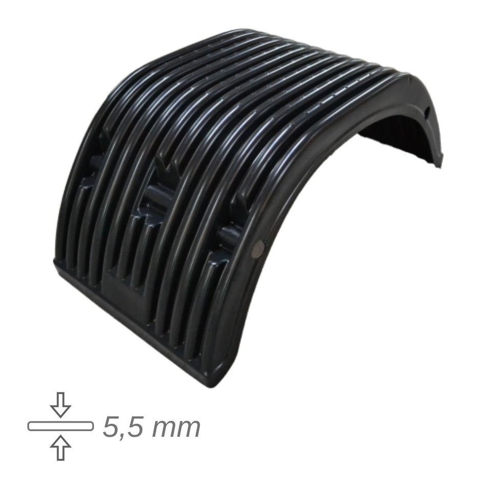 Para-lama Guerra Universal Chapa 5,5mm Plástico