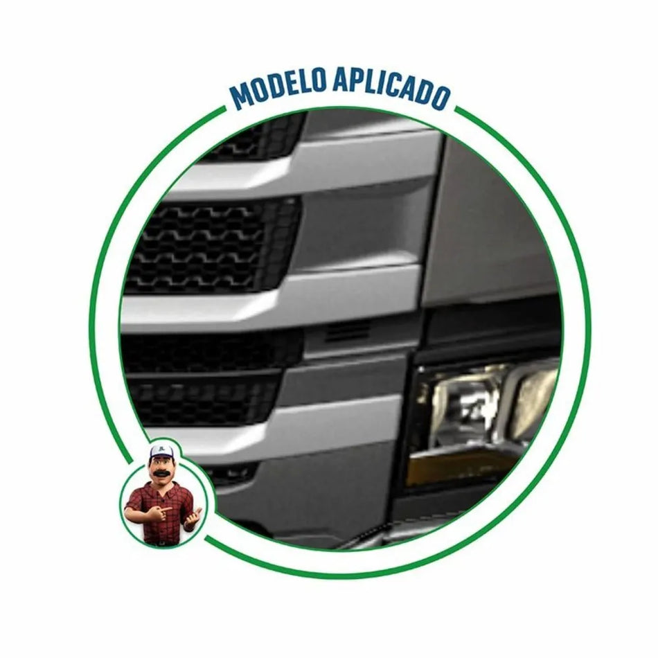 Tampa Grade Frontal Scania NTG Plástico BL Fibras