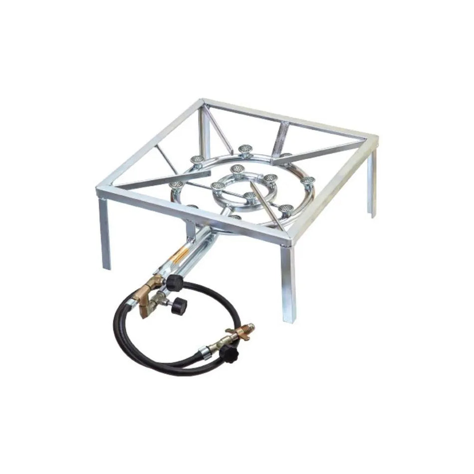 Fogareiro Quadrado 2 em 1 Grande - Caminhão/Camping