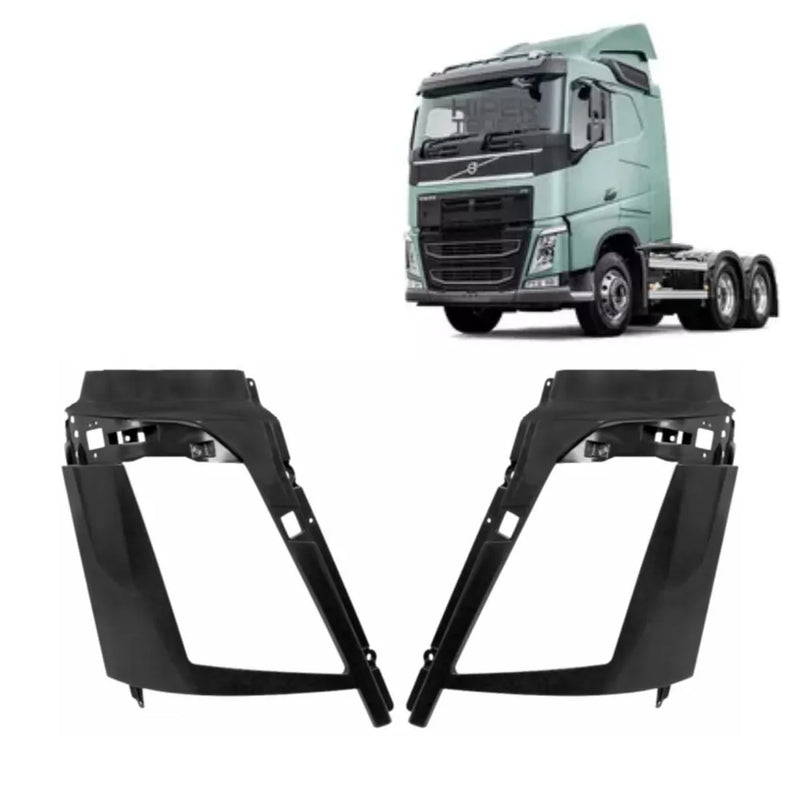 Capa Farol Volvo New FH 2015-2021 Direito Esquerdo Metal