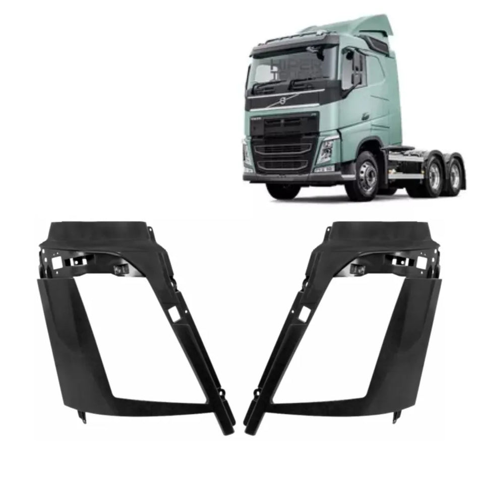 Capa Farol Volvo New FH 2015-2021 Direito Esquerdo Metal