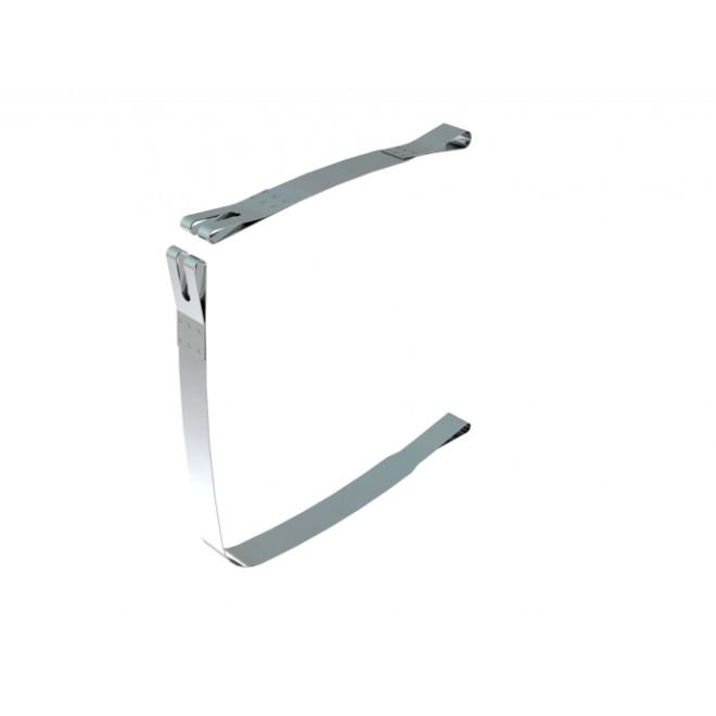 Cinta Inox Tanque Modelo D Alumínio Scania NTG Bepo 75mm