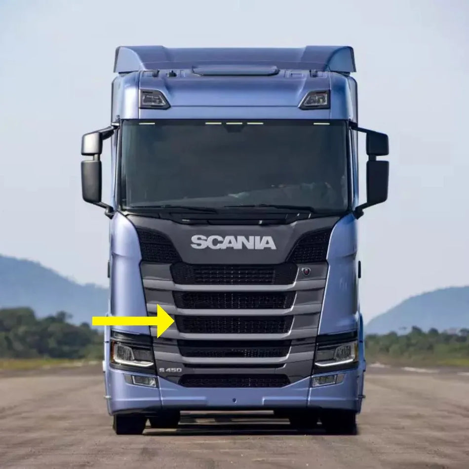 Tela Grade Frontal Superior Scania NTG 2019+ Vão Superior