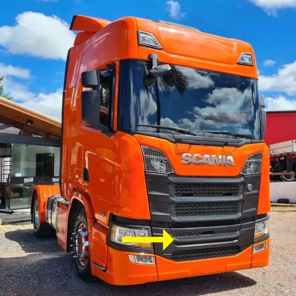 Protetor Grade Frontal Superior Scania NTG R S BL Fibras