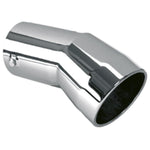 Ponteira Cromada Curva Redonda Caminhão 2" a 5"