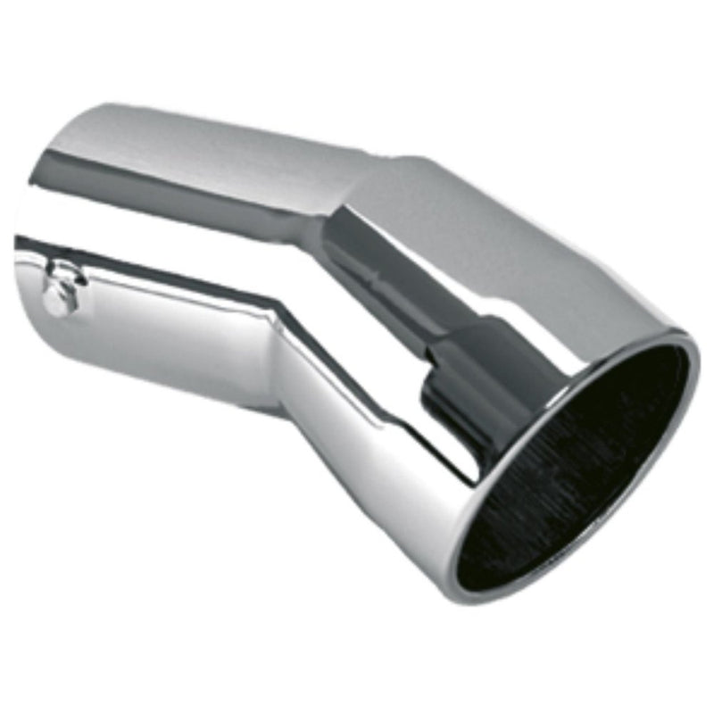 Ponteira Cromada Curva Redonda Caminhão 2" a 5"