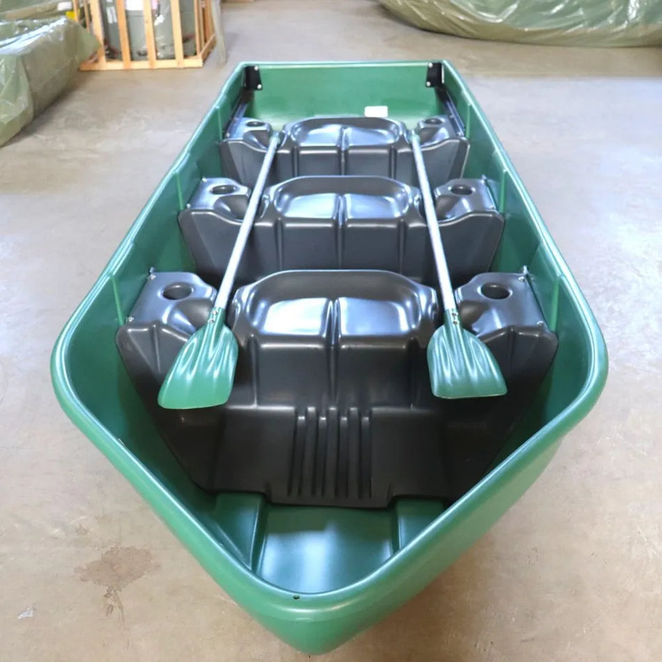 Barco Plástico 3 Lugares com 2 Remos - Suporta 240kg